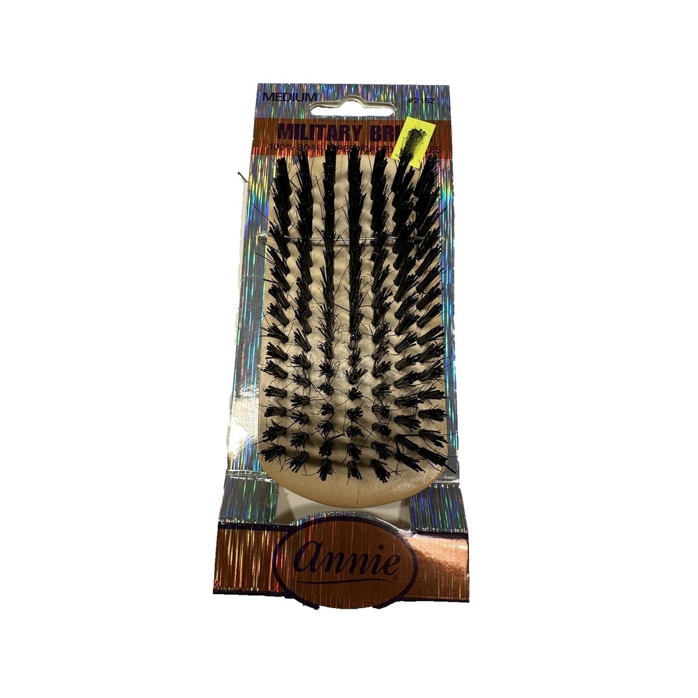 annie medium miltary boar bristles wave brush 2162